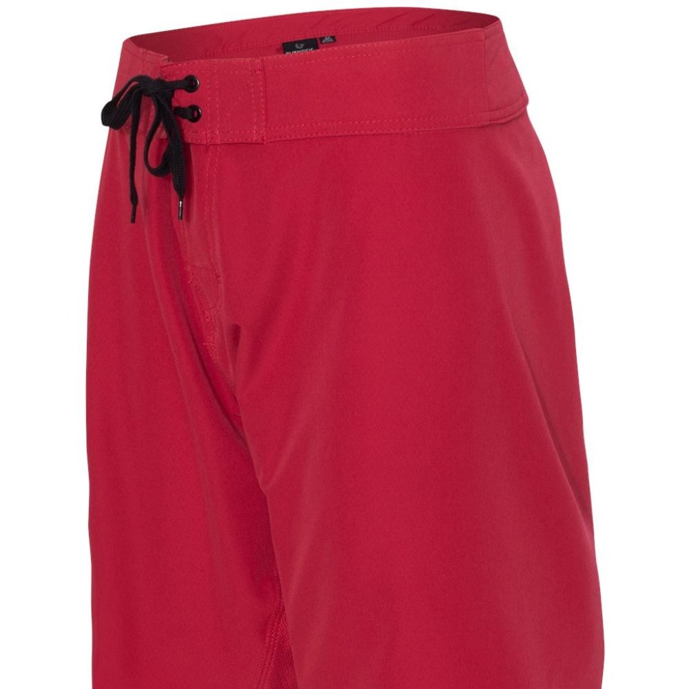 Burnside Solid Red Diamond Dobby Board Shorts 9371